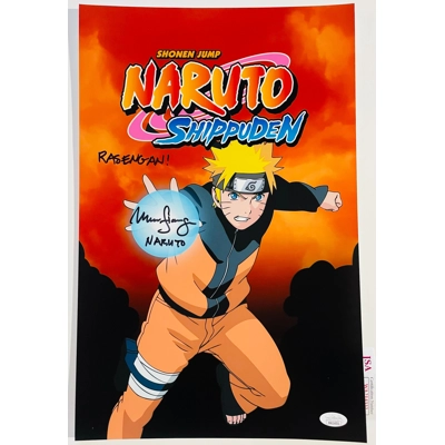 MAILE FLANAGAN SIGNED NARUTO 11x17 POSTER & JSA CERTIFIED COA MAILE FLANAGAN SIGNED NARUTO 11x17 POSTER & JSA CERTIFIED COA