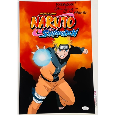 MAILE FLANAGAN SIGNED NARUTO 11x17 POSTER & JSA CERTIFIED COA MAILE FLANAGAN SIGNED NARUTO 11x17 POSTER & JSA CERTIFIED COA