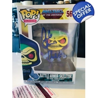 ALAN OPPENHEIMER SIGNED MASTER OF THE UNIVERSE BATTLE ARMOR SKELETOR 563 FUNKO