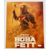 EMILY SWALLOW SIGNED STAR WARS THE BOOK OF BOBA FETT 11x17 POSTER & JSA COA