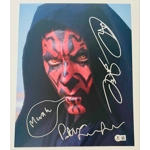 RAY PARK & PETER SERAFINOWICZ SIGNED STAR WARS 11x14 POSTER & BECKETT BAS COA RAY PARK & PETER SERAFINOWICZ SIGNED STAR WARS 11x14 POSTER & BECKETT BAS COA