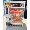 ARI LEHMAN SIGNED FRIDAY THE 13TH JASON VOORHEES 01 FUNKO POP & BECKETT BAS COA