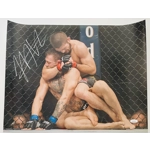 KHABIB NURMAGOMEDOV SIGNED UFC 16x20 POSTER & JSA CERTIFIED COA