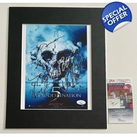 FINAL DESTINATION 5 8x10 w/11x14 mat SIGNED by x5 and JSA CERTIFIED*