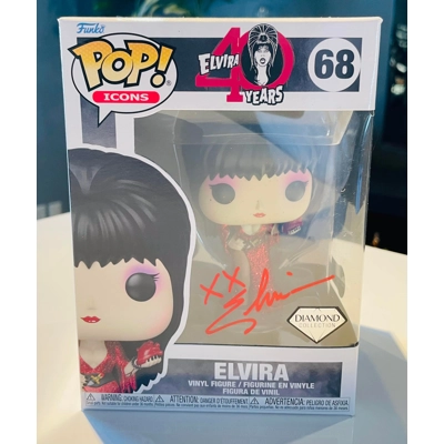 ELVIRA 68 DIAMOND COLLECTION FUNKO POP SIGNED by CASSANDRA PETERSON and BECKETT CERTIFIED1 ELVIRA 68 DIAMOND COLLECTION FUNKO POP SIGNED by CASSANDRA PETERSON and BECKETT CERTIFIED1
