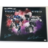 PETER CULLEN & FRANK WELKER SIGNED TRANSFORMERS 16x20 POSTER & JSA CERTIFIED