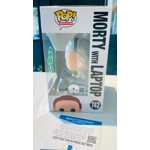 RICK AND MORTY MORTY WITH LAPTOP 742 FUNKO POP SIGNED-SKETCH by KYLE STARKS w/BECKETT COA