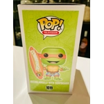 TMNT MICHELANGELO with SURFBOARD 1019 FUNKO POP SIGNED by KEVIN EASTMAN w/sketch and BECKETT COA