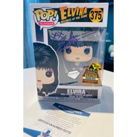 CASSANDRA PATERSON SIGNED ELVIRA 375 DIAMOND COLLECTION 2500PCS FUNKOPOP BAS COA