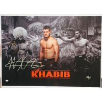 KHABIB NURMAGOMEDOV SIGNED LIMITED EDITION /29 CANVAS & JSA CERTIFIED