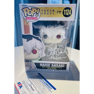 TOKYO GHOUL HAISE SASAKI 1124 SIGNED by AUSTIN TINDLE w/insc and PSA CERTIFIED TOKYO GHOUL HAISE SASAKI 1124 SIGNED by AUSTIN TINDLE w/insc and PSA CERTIFIED