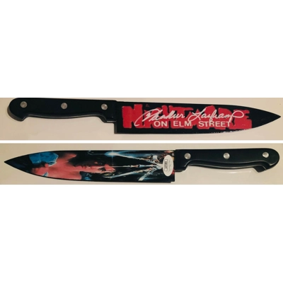 A NIGHTMARE ON ELM ST KNIFE SIGNED by HEATHER LANGENKAMP and JSA CERTIFIED