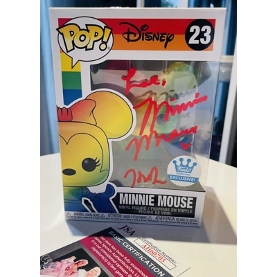 DISNEY MINNIE MOUSE 23 PRIDE FUNKO EXCLU SIGNED by KAITLYN ROBROCK w/insc and JSA CERTIFIED2 DISNEY MINNIE MOUSE 23 PRIDE FUNKO EXCLU SIGNED by KAITLYN ROBROCK w/insc and JSA CERTIFIED2