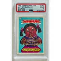 GARBAGE PAIL KIDS 1988 CAT-CRADLE CATHY #538a STICKERS GRADED MINT 9 PSA