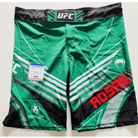 RAUL ROSAS JR SIGNED UFC GREEN SHORT/TRUNKS & PSA CERTIFIED COA