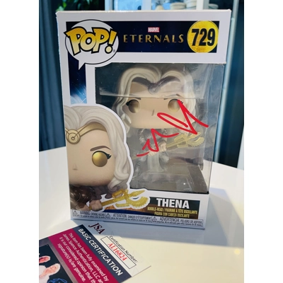 ETERNALS THENA 729 FUNKO POP SIGNED by ANGELINA JOLIE and JSA CERTIFIED7 ETERNALS THENA 729 FUNKO POP SIGNED by ANGELINA JOLIE and JSA CERTIFIED7