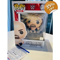 WWE|WWF GOLDBERG 36 FUNKO POP SIGNED by BILL GOL..
