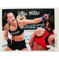 JULIANA MILLER SIGNED UFC 8x10 PHOTO & JSA CERTIFIED COA