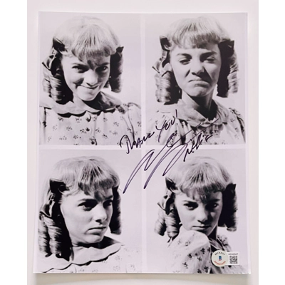 LITTLE HOUSE ON THE PRAIRIE 8x10 SIGNED by ALISON ARNGRIM w/insc and BECKETT CERTIFIED