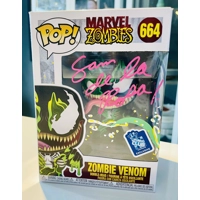 ZOMBIES VENOM 664 FUNKO POP SIGNED and SKETCH by SAM DE LA..