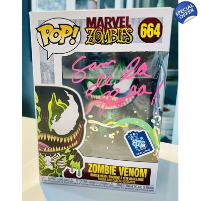 ZOMBIES VENOM 664 FUNKO POP SIGNED and SKETCH by SAM DE LA ROSA * ZOMBIES VENOM 664 FUNKO POP SIGNED and SKETCH by SAM DE LA ROSA *