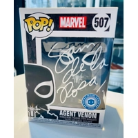 AGENT VENOM 507 POP in a BOX EXCLU FUNKO POP SIGNED and SK..