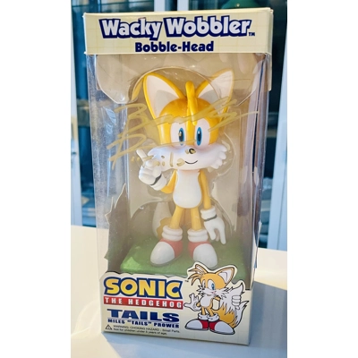 SONIC THE HEDGEHOG TAILS WACKY WOBBLER SIGNED by BRADLEY PIERCE and JSA CERTIFIED2