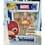 DAVID HARBOUR SIGNED RED GUARDIAN 810 AMAZON EXCLU FUNKO POP & BECKETT CERTIFIED