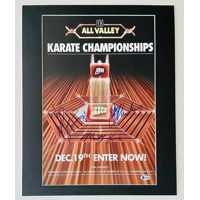 RALPH MACCHIO, WILLIAM ZABKA & MARTIN KOVE SIGNED THE KARA..
