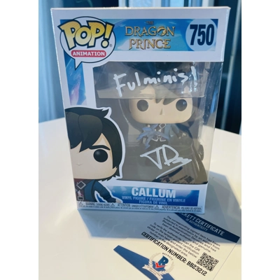THE DRAGON PRINCE CALLUM 750 SIGNED by JACK DE SENA w/insc and BECKETT CERTIFIED THE DRAGON PRINCE CALLUM 750 SIGNED by JACK DE SENA w/insc and BECKETT CERTIFIED