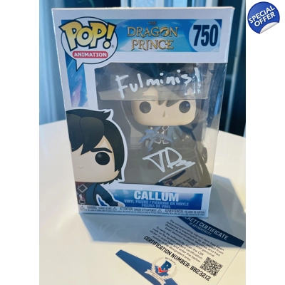 THE DRAGON PRINCE CALLUM 750 SIGNED by JACK DE SENA w/insc and BECKETT CERTIFIED THE DRAGON PRINCE CALLUM 750 SIGNED by JACK DE SENA w/insc and BECKETT CERTIFIED