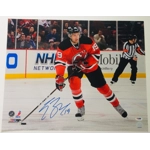 TRAVIS ZAJAC SIGNED NHL NEW JERSEY DEVILS 16x20 POSTER & PSA CERTIFIED COA TRAVIS ZAJAC SIGNED NHL NEW JERSEY DEVILS 16x20 POSTER & PSA CERTIFIED COA