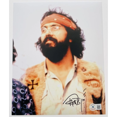 CHEECH and CHONG 8x10 POSTER SIGNED by TOMMY CHONG and BECKETT CERTIFIED 18