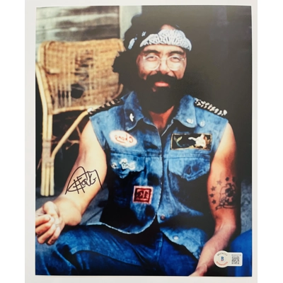 CHEECH and CHONG 8x10 POSTER SIGNED by TOMMY CHONG and BECKETT CERTIFIED 21