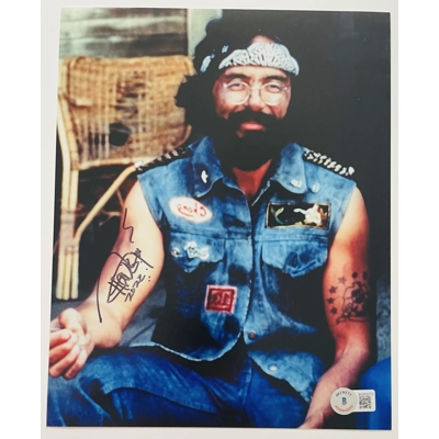 CHEECH and CHONG 8x10 POSTER SIGNED by TOMMY CHONG and BECKETT CERTIFIED30