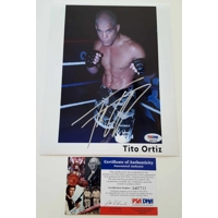 TITO ORTIZ SIGNED UFC 8x10 PHOTO & PNA/DNA CERTIFIED COA