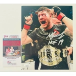 MICHAEL BISPING SIGNED UFC 8x10 PHOTO & JSA CERTIFIED COA