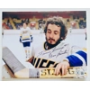 YVON BARRETTE SIGNED SLAP SHOT 8x10 PHOTO & BECKETT CERTIFIED BAS COA