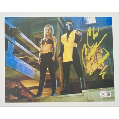 MORTAL KOMBAT 8x10 SIGNED by CHRIS CASAMASSA w/insc and BECKETT CERTIFIED1