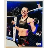 ANDREA LEE SIGNED UFC 8x10 PHOTO & BECKETT CERTIFIED BAS COA