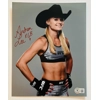 ANDREA LEE SIGNED UFC 8x10 PHOTO & BECKETT CERTIFIED BAS COA