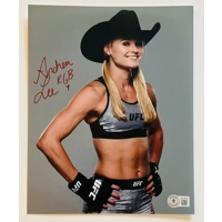 ANDREA LEE SIGNED UFC 8x10 PHOTO & BECKETT CERTIFIED BAS COA