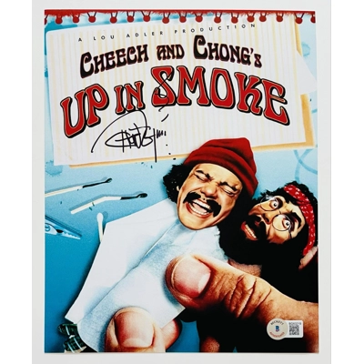 CHEECH and CHONG 8x10 POSTER SIGNED by TOMMY CHONG and BECKETT CERTIFIED30