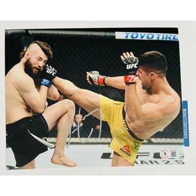 UFC 8x10 SIGNED by VINCENTE LUQUE and JSA CERTIFIED4