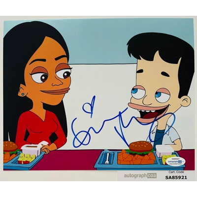 BIG MOUTH 8x10 SIGNED by GINA RODRIGUEZ and ACOA CERTIFIED