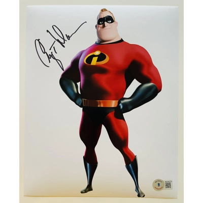THE INCREDIBLES 8x10 SIGNED by CRAIG NELSON and BECKETT CERTIFIED2