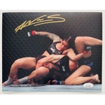 AMANDA NUNES SIGNED UFC 8x10 PHOTO & JSA CERTIFIED