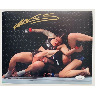 UFC 8x10 SIGNED by AMANDA NUNES and JSA CERTIFIED