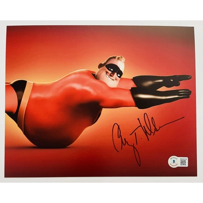 THE INCREDIBLES 8x10 SIGNED by CRAIG NELSON and BECKETT CERTIFIED4 THE INCREDIBLES 8x10 SIGNED by CRAIG NELSON and BECKETT CERTIFIED4