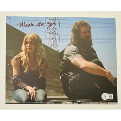 SONS OF ANARCHY 8x10 SIGNED by WINTER AVE ZOLI and BECKETT CERTIFIED2